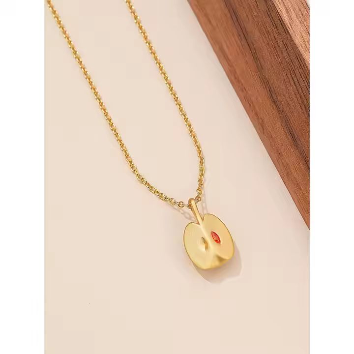 Apple pendant necklace 925s