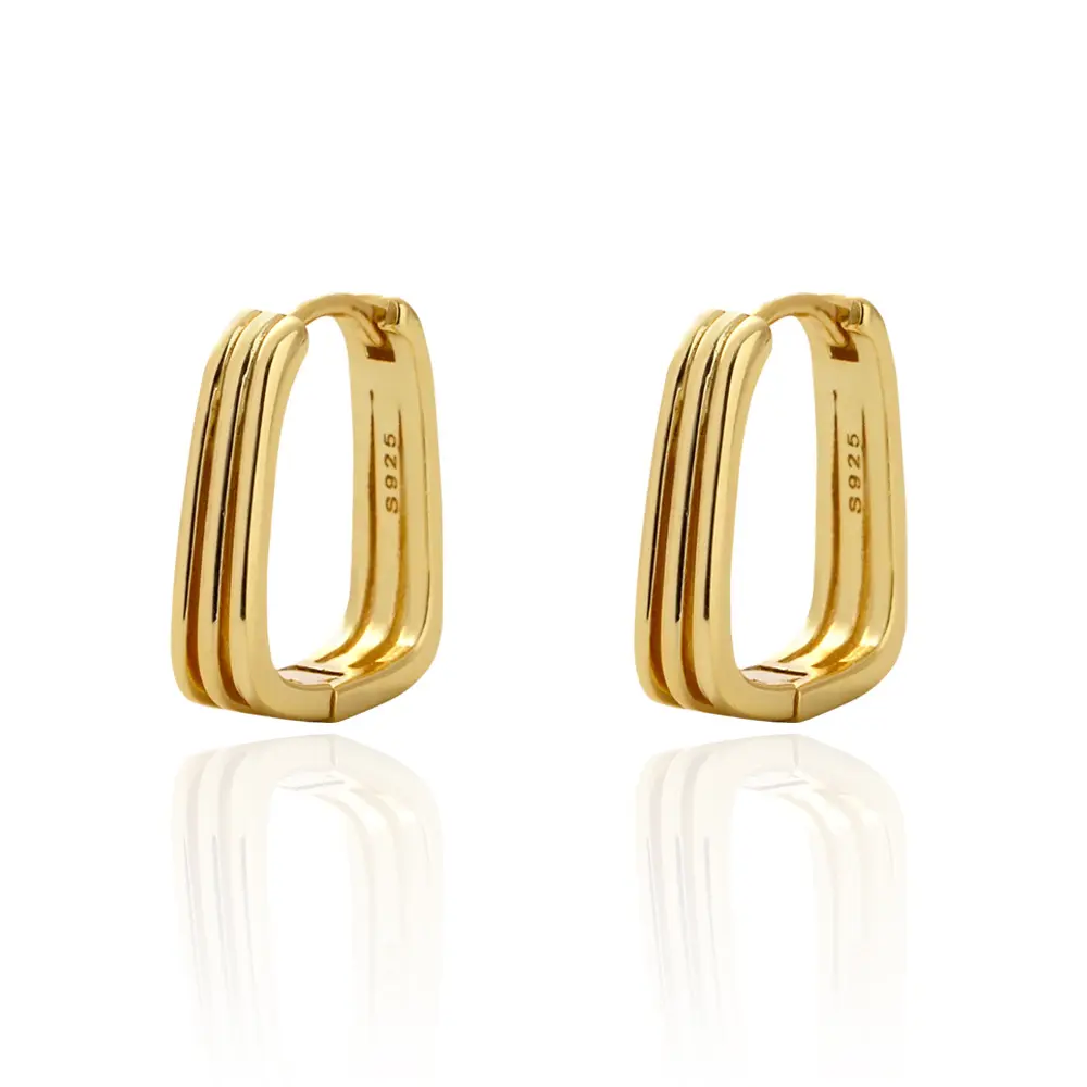 Simple Geometric earrings 925s