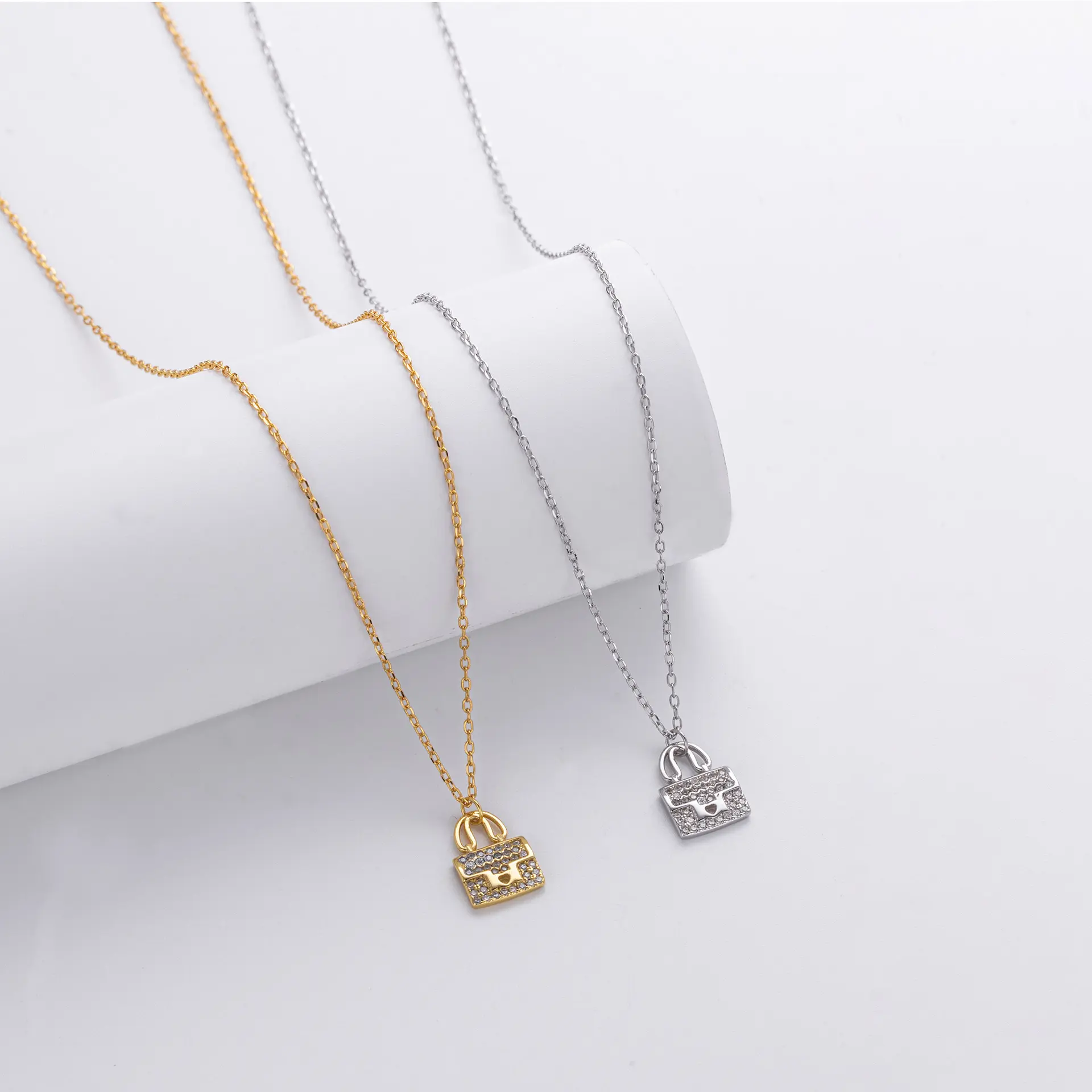 Bag Shape Necklace S925